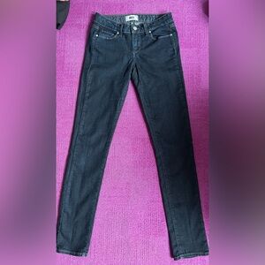 Paige Women’s 26 Skyline Skinny Twilight Dark Wash Mid-Rise Stretch Jeans